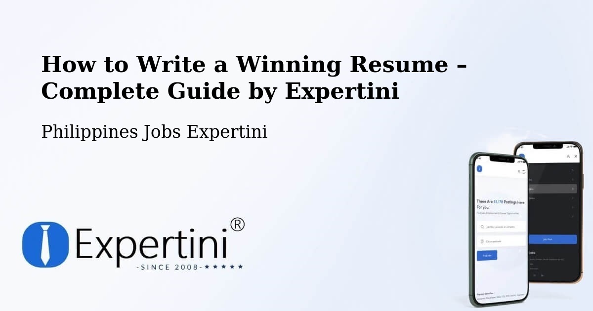 Resume Writing Guide for Job Seekers – Palayan - Palayan, Philippines Jobs Expertini
